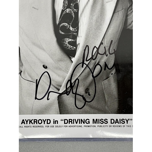 350 - 'Driving Miss Daisy' (1989) Dan Aykroyd press still, 20cm x 25.5cm, with signature, with Certificate... 