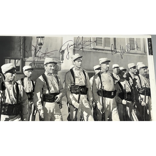 366 - 'Beau Geste' (1939) photo, with Gary Cooper, Ray Milland & Robert Preston signatures, 25.6cm x 21cm,... 