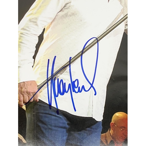 488 - Huey Lewis photo, with signature, 20.3cm x 25.4cm, with Certificate of Authenticity from Heroes & Le... 