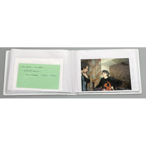 497 - Manic Street Preachers - an album containing 19 personal photos of the band from 1992, with photos o... 