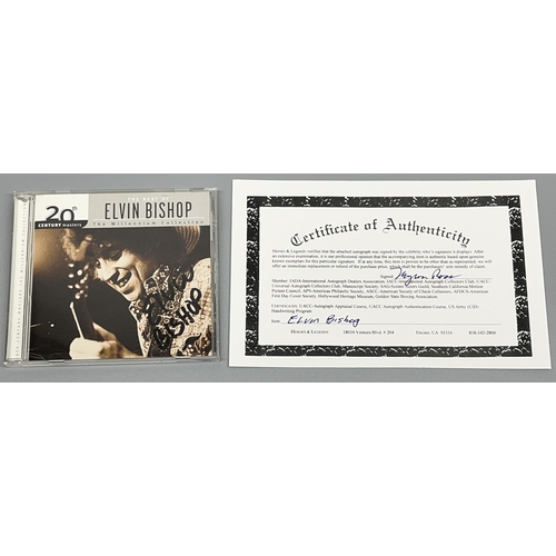 513 - The Best of Elvin Bishop CD, with Elvin Bishop signature, with Certificate of Authenticity from Hero... 
