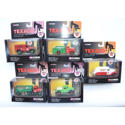 114 - Collection of Corgi diecast model vehicles to include 5 x Texaco Company vehicles, 007 Kenworth Tank... 