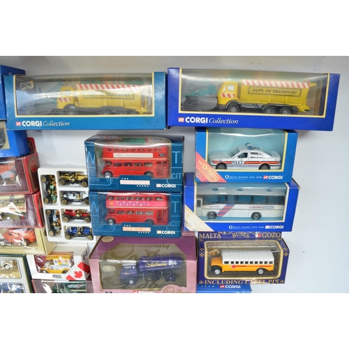 115 - Collection of boxed diecast model vehicles, various scales and manufacturers to include Corgi, Dinky... 