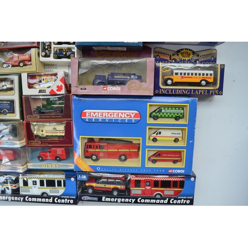 115 - Collection of boxed diecast model vehicles, various scales and manufacturers to include Corgi, Dinky... 