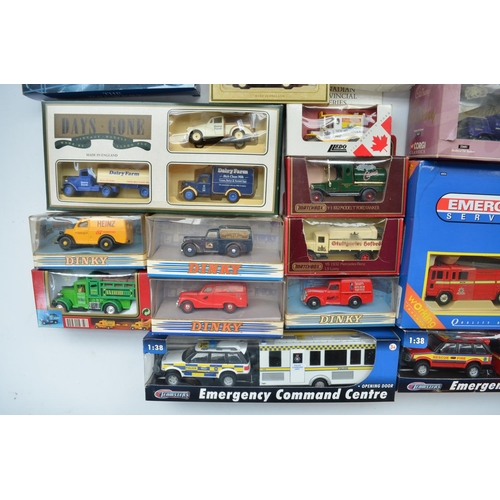 115 - Collection of boxed diecast model vehicles, various scales and manufacturers to include Corgi, Dinky... 