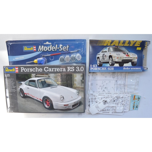 124 - Collection of radio controlled, battery operated and sonic control car models, mostly Porsche relate... 