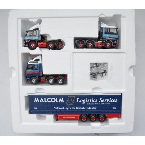 128 - Boxed Corgi 1/50 scale diecast Malcolm Transport set CC99174, limited edition (1214/2380) with CoA/C... 