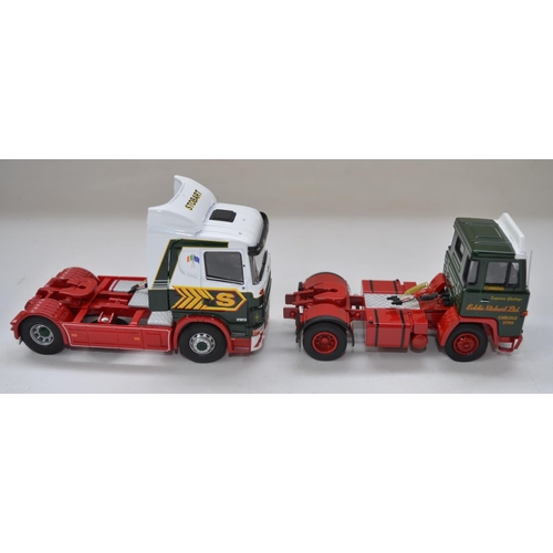 131 - Boxed Corgi 1/50 scale diecast Eddie Stobart 1954-2011 Commemorative 2 truck/1 trailer set CC99203, ... 