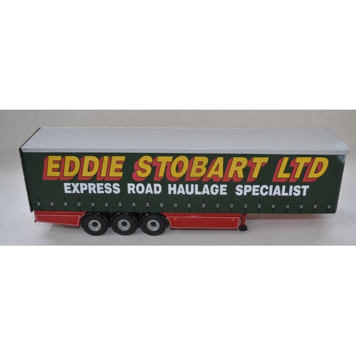 131 - Boxed Corgi 1/50 scale diecast Eddie Stobart 1954-2011 Commemorative 2 truck/1 trailer set CC99203, ... 