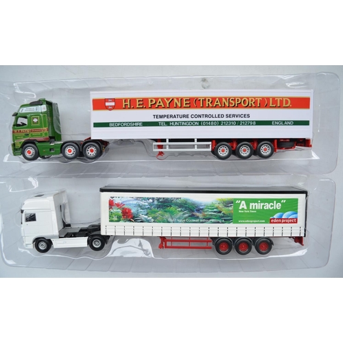 132 - Six 1/50 diecast truck models to include 2x Cararama Collectible Haulers Limited Edition models (H.E... 