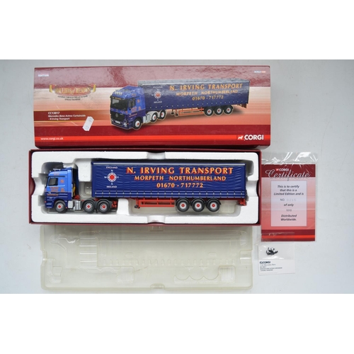 132 - Six 1/50 diecast truck models to include 2x Cararama Collectible Haulers Limited Edition models (H.E... 