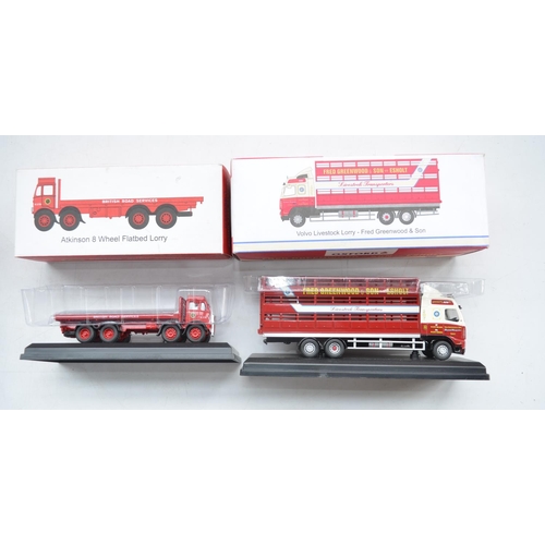 133 - Collection of diecast truck and bus models, mostly 1/76 scale to include Corgi CC18204 Mercedes Benz... 