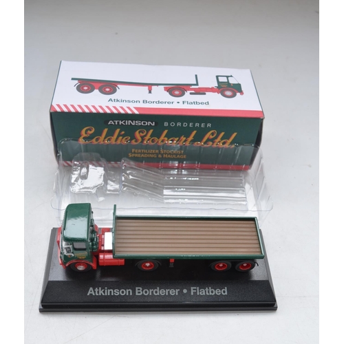 139 - Collection of 1/76 scale diecast Eddie Stobart truck models, 9x Atlas Editions and 2x Oxford Diecast... 