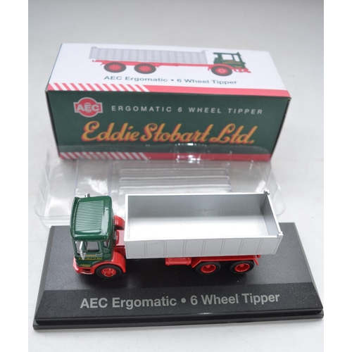 139 - Collection of 1/76 scale diecast Eddie Stobart truck models, 9x Atlas Editions and 2x Oxford Diecast... 