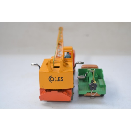 141 - Vintage Dinky Supertoys 20-ton Lorry Mounted Crane (item no 972) and Breakdown Lorry (item no 430) w... 