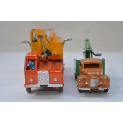 141 - Vintage Dinky Supertoys 20-ton Lorry Mounted Crane (item no 972) and Breakdown Lorry (item no 430) w... 