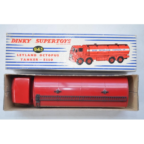 144 - Vintage Dinky Supertoys No943, Leyland Esso Octopus Tanker with original box in excellent condition ... 