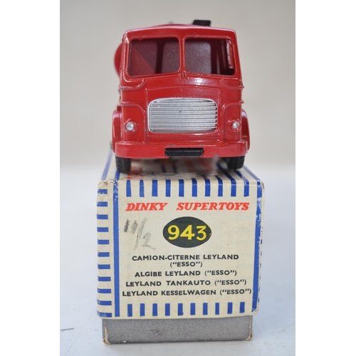 144 - Vintage Dinky Supertoys No943, Leyland Esso Octopus Tanker with original box in excellent condition ... 