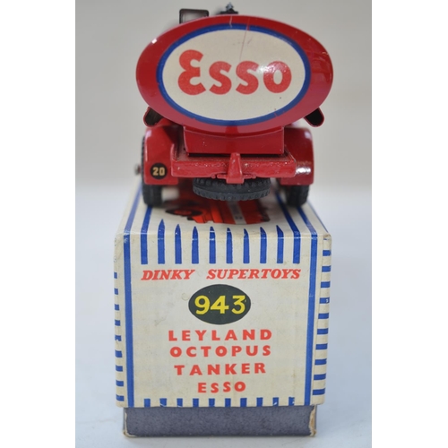 144 - Vintage Dinky Supertoys No943, Leyland Esso Octopus Tanker with original box in excellent condition ... 