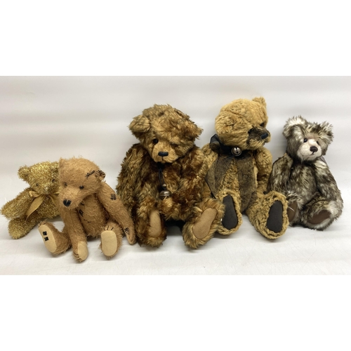 593 - Four Charlie Bears; 