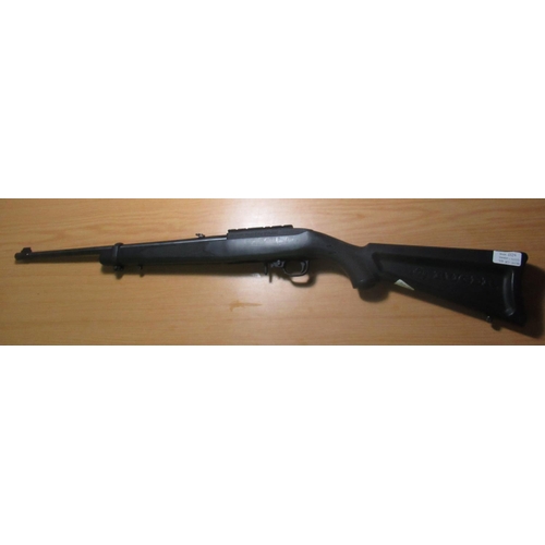 840 - Ruger 10-22 semi auto .22 rifle, barrels screw cut for sound moderator, serial no. 351-35586 (sectio... 