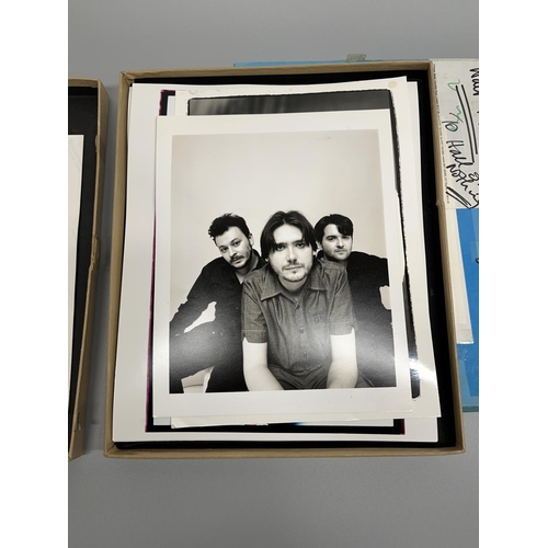 506 - Manic Street Preachers photographed by Mitch Ikeda - 3 carboard boxes cont. various black & white an... 