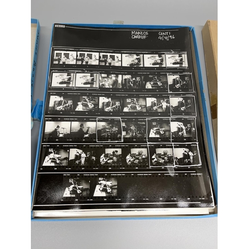 506 - Manic Street Preachers photographed by Mitch Ikeda - 3 carboard boxes cont. various black & white an... 