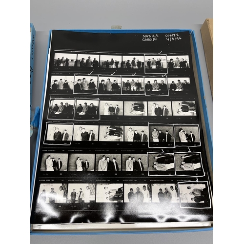 506 - Manic Street Preachers photographed by Mitch Ikeda - 3 carboard boxes cont. various black & white an... 