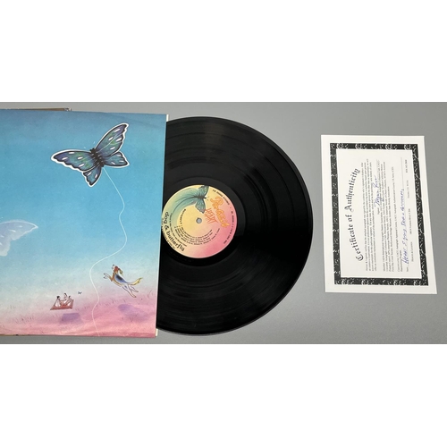 519 - Heart 'Dog & Butterfly' LP, with signatures, with Certificate of Authenticity from Heroes & Legends