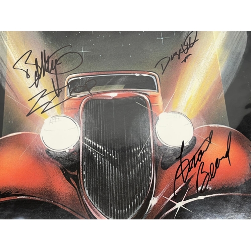 523 - ZZ Top 'Eliminator' LP, with Billy Gibbons, Dusty Hill and Frank Beard signatures, with Certificate ... 