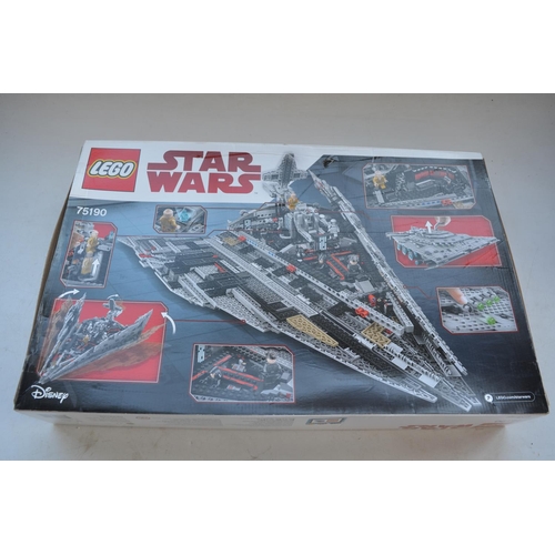 232 - Lego Star Wars set 75190 Star Destroyer, still factory sealed/never opened