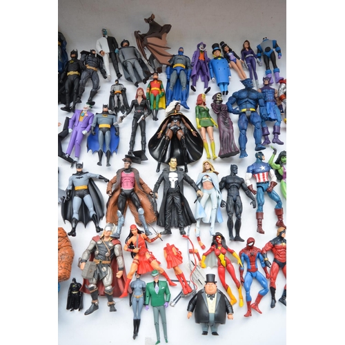 239 - Collection of unboxed Super Hero action figures to include Batman and various Marvel/DC figures from... 