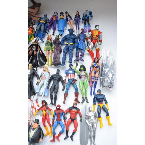 239 - Collection of unboxed Super Hero action figures to include Batman and various Marvel/DC figures from... 