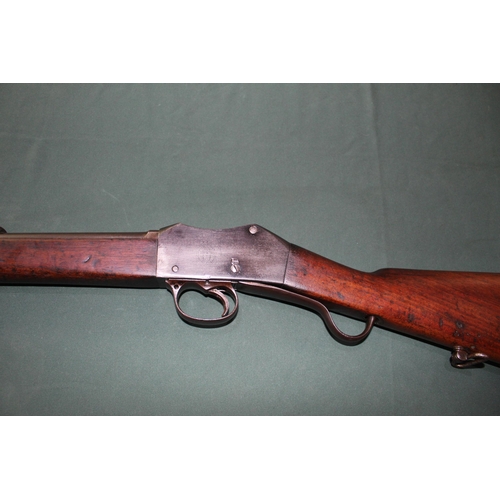 819 - Martini Henry (Steyr 1883) carbine underlever action rifle, obsolete calibre, barrel length 24