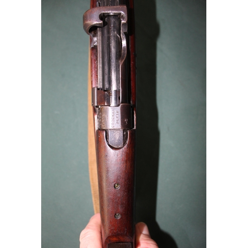 822 - .303 Lee Enfield SMLE MKIII (registered in Perth, Australia) bolt action rifle including magazine an... 