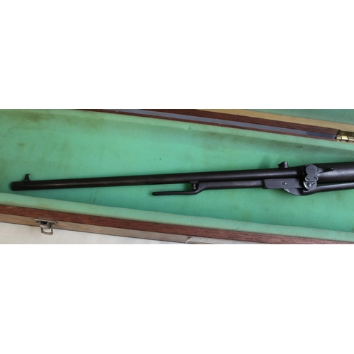 737 - .177 BSA pre war air rifle , Lincoln Jeffries underlever patent 8761/04, complete and working with w... 