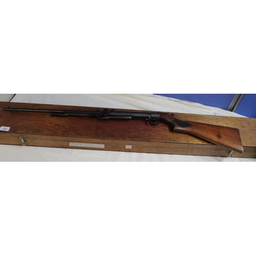 737 - .177 BSA pre war air rifle , Lincoln Jeffries underlever patent 8761/04, complete and working with w... 