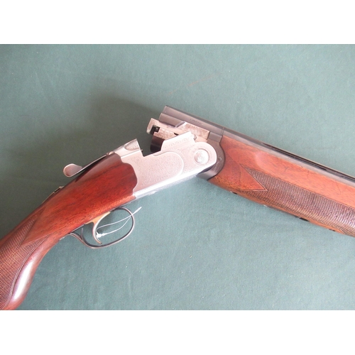 755 - 12B Lanber over under multichoke ejector shotgun with 27 1/2