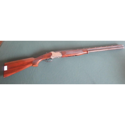 755 - 12B Lanber over under multichoke ejector shotgun with 27 1/2