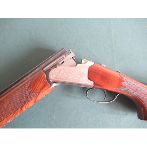 755 - 12B Lanber over under multichoke ejector shotgun with 27 1/2