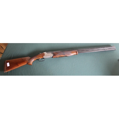 766 - 12B Lanber over under multichoke ejector shotgun with 29 1/2