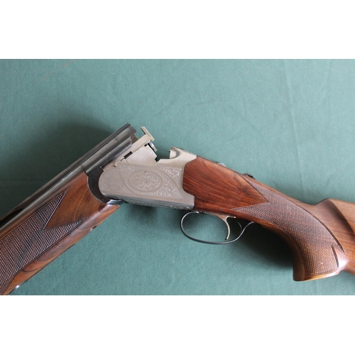 766 - 12B Lanber over under multichoke ejector shotgun with 29 1/2