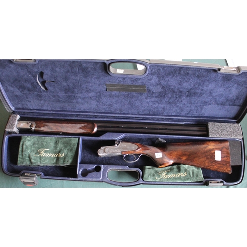 768 - 12B Famars Model ML by Abbiatico Salvinelli over under sidelock shotgun with 30