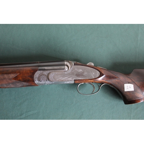 768 - 12B Famars Model ML by Abbiatico Salvinelli over under sidelock shotgun with 30