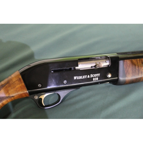 772 - 12B Webley & Scott semi-auto shotgun with 27