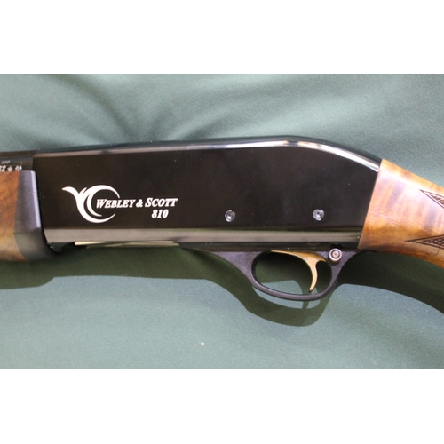 772 - 12B Webley & Scott semi-auto shotgun with 27