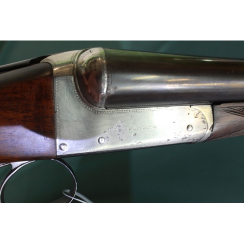 776 - 12B Henry Atkin side by side ejector shotgun with 28