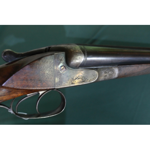 777 - 16B J.P Sauer and Sohn SUHL (Krupp) side by side ejector shotgun with 29