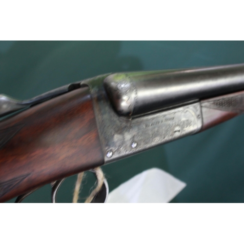 784 - 12B Webley & Scott side by side ejector shotgun with 26