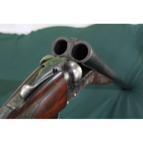 784 - 12B Webley & Scott side by side ejector shotgun with 26